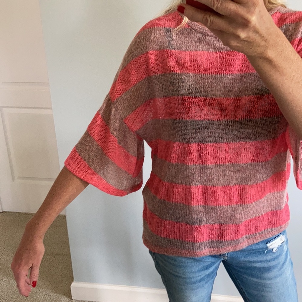 Striped Bell sleeve Sweater/Top - Picture 5 of 8